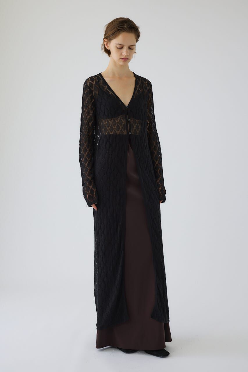 RIM.ARK 「Lace knit gown」|カーディガン|