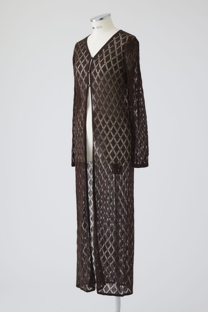 RIM.ARK 「Lace knit gown」|カーディガン|