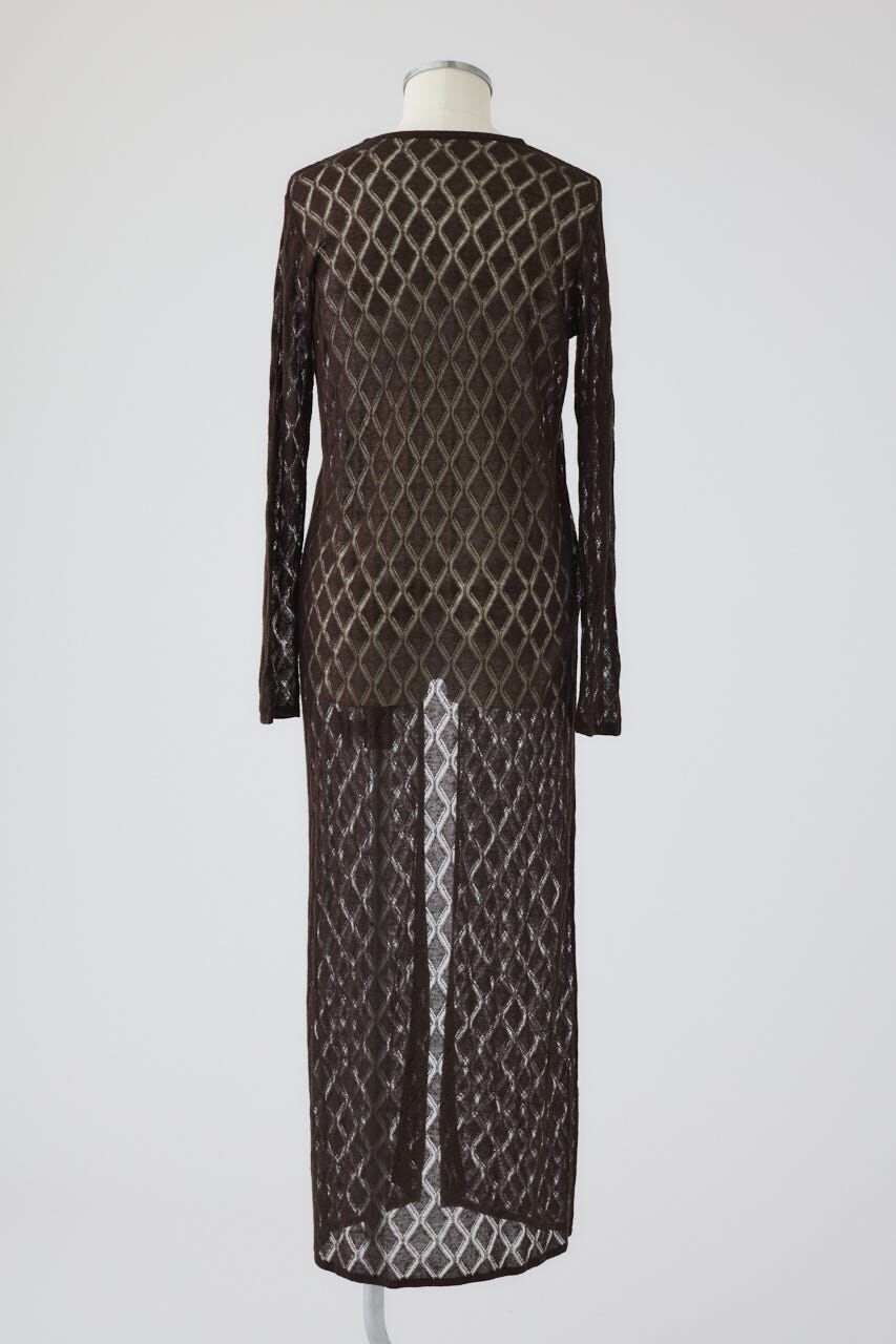 RIM.ARK 「Lace knit gown」|カーディガン|