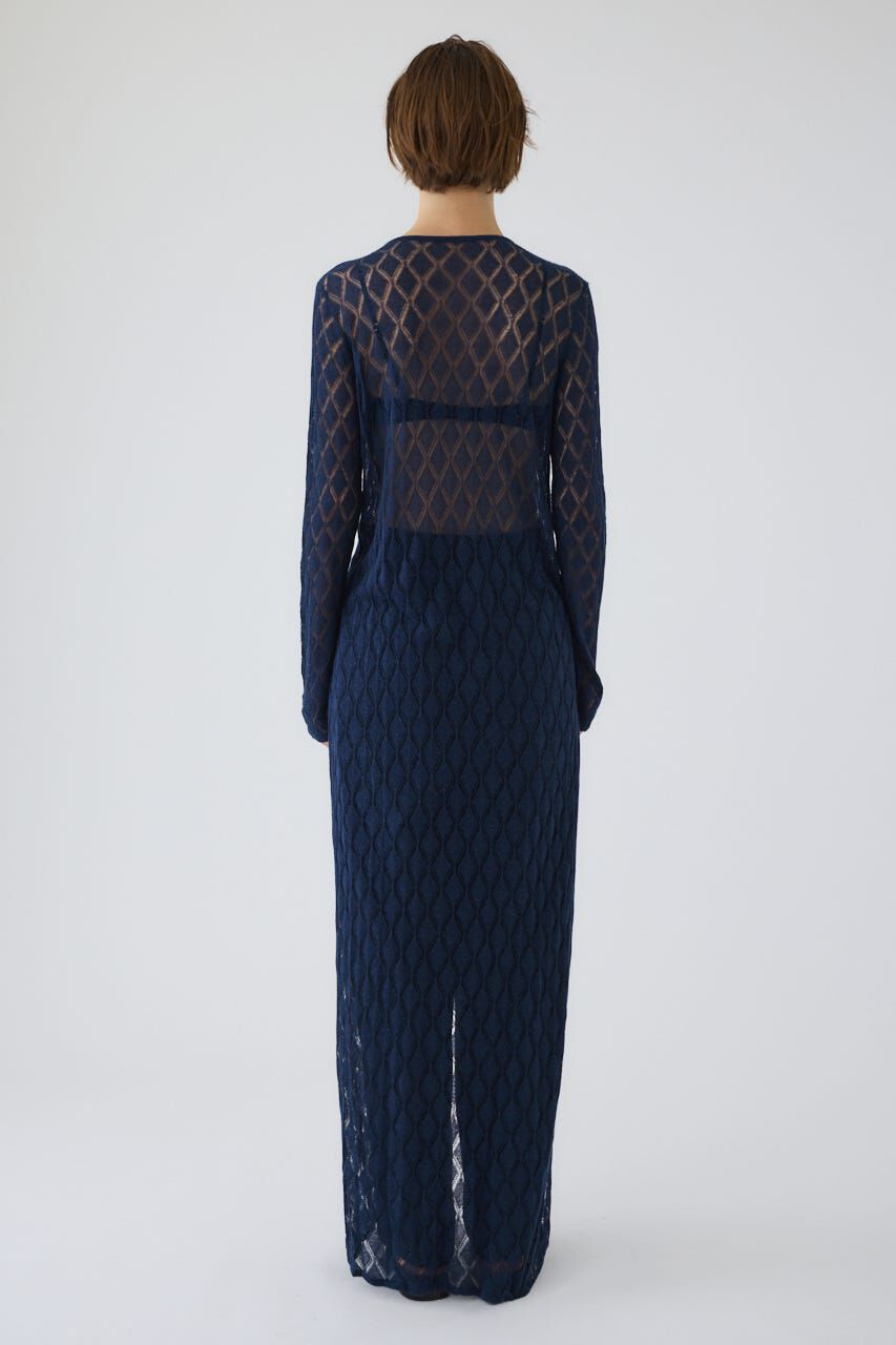 RIM.ARK 「Lace knit gown」|カーディガン|
