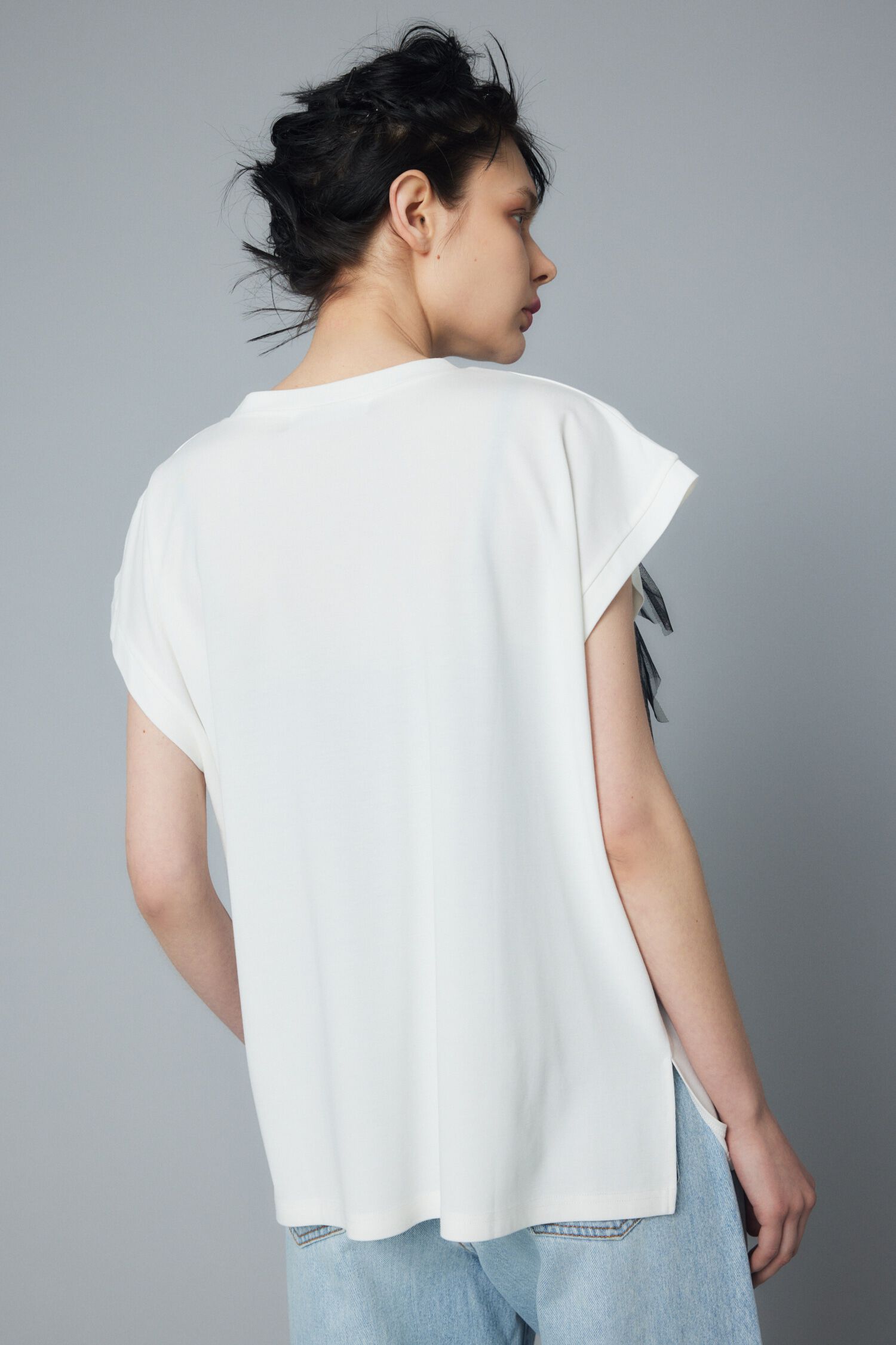 HeRIN.CYE「Many gather attachment tops」|シャツ・ブラウス|