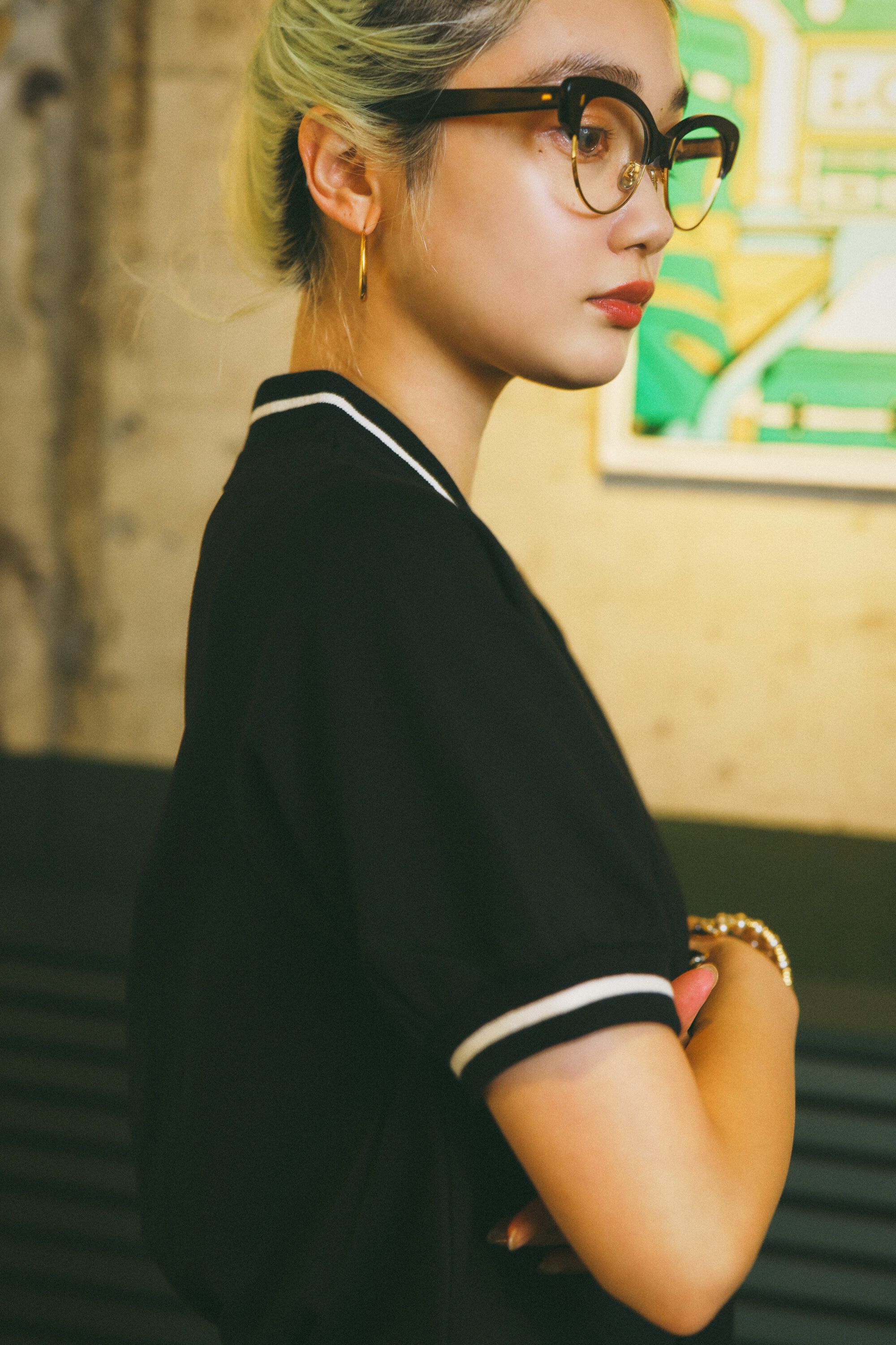 HeRIN.CYE「mio yanase / Ponte polo tops」|Tシャツ・カットソー|