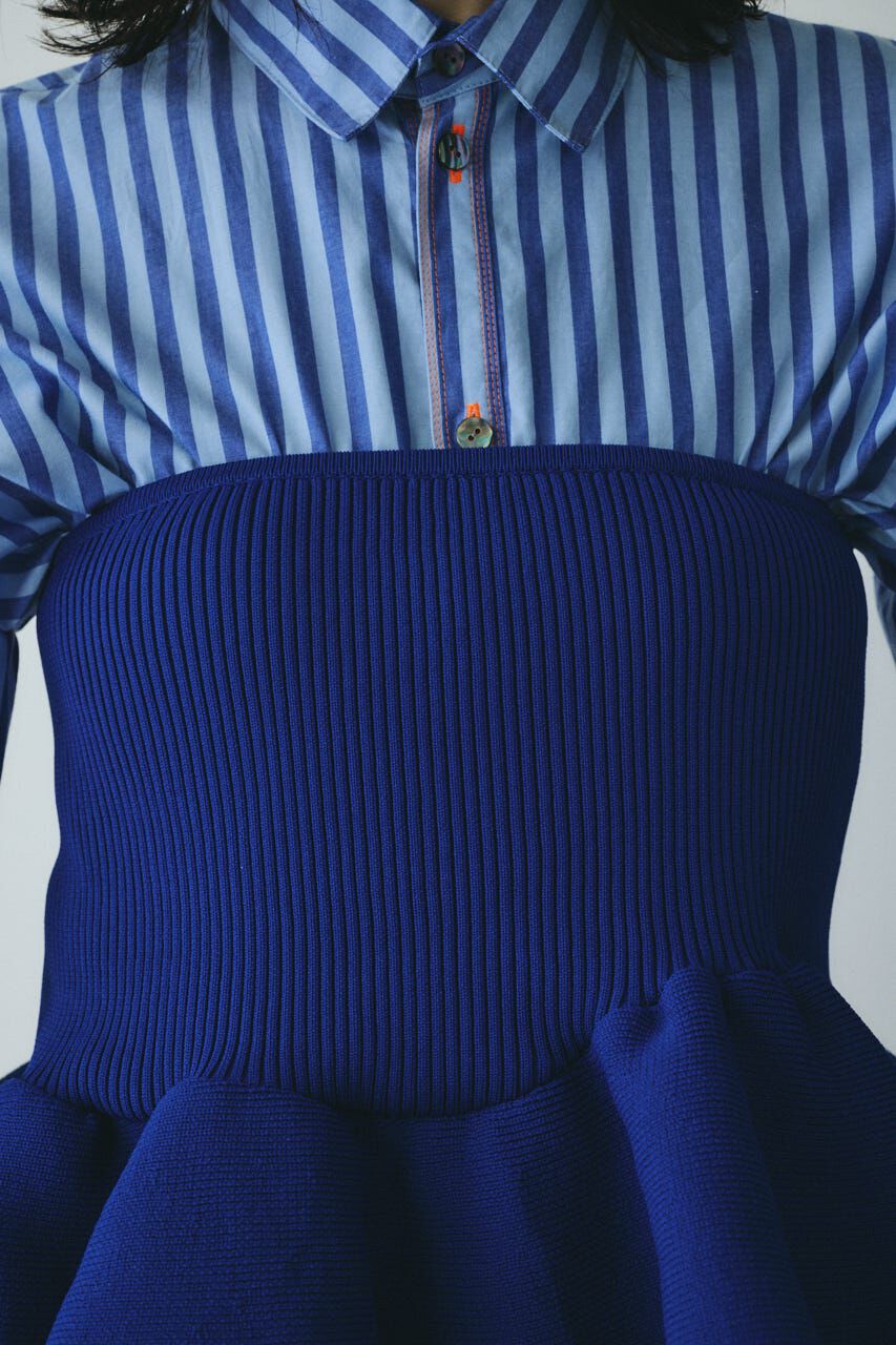 HeRIN.CYE「［予約］Frill hem bustier」|チューブトップ|