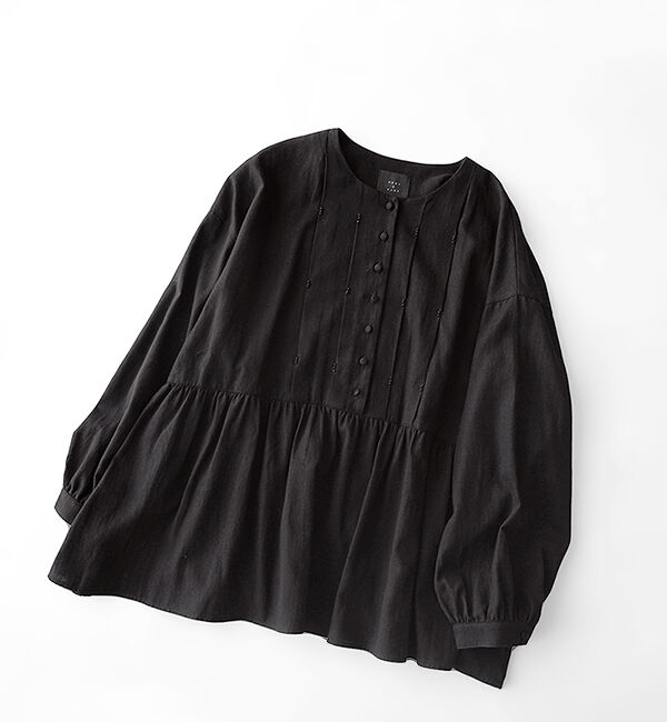  「オオカミと月明かりのピアノと」|シャツ・ブラウス|ブラック