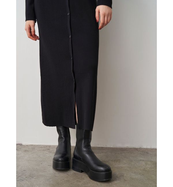 ELENDEEK「KNIT COMBI LAYERED OP」|ワンピース|