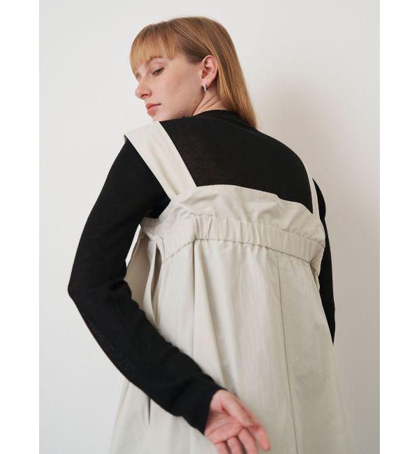 ELENDEEK「FRILL DRAPE COCOON OP」|ワンピース|