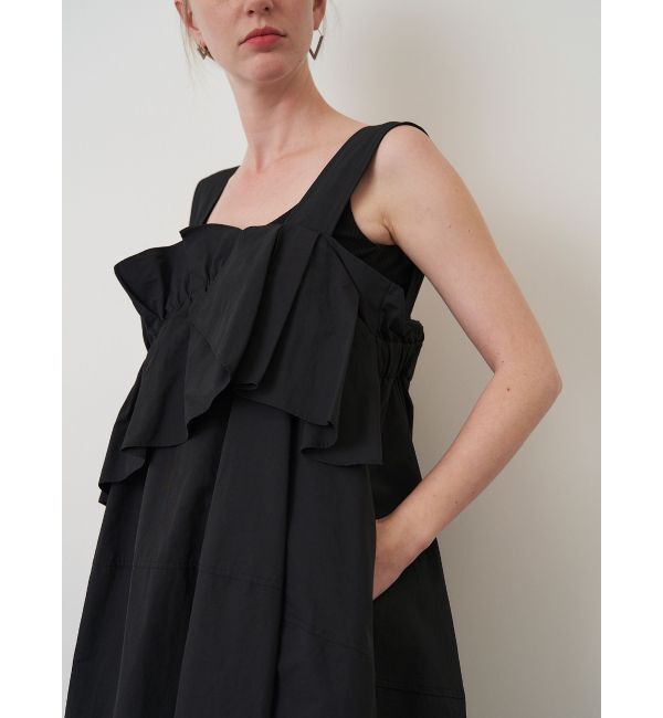 ELENDEEK「FRILL DRAPE COCOON OP」|ワンピース|