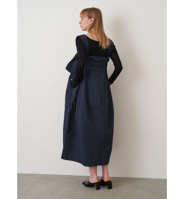 ELENDEEK「FRILL DRAPE COCOON OP」|ワンピース|