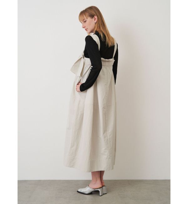 ELENDEEK「FRILL DRAPE COCOON OP」|ワンピース|