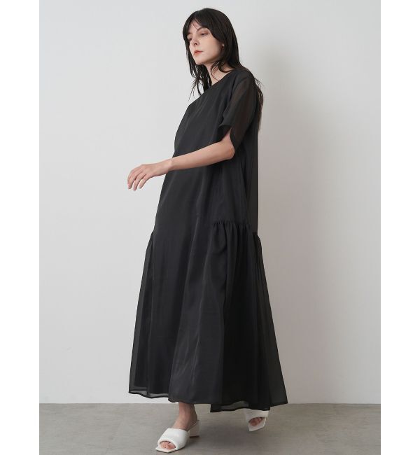 ELENDEEK「SHEER LAYERED CUT OP」|ワンピース|