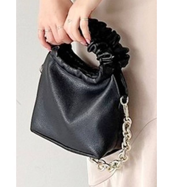 RESEXXY「ハンドルデザインハンドバッグ」|ハンドバッグ|ブラック