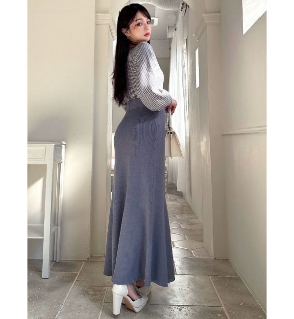 RESEXXY「ハウンドトゥースニットワンピース」|ワンピース|