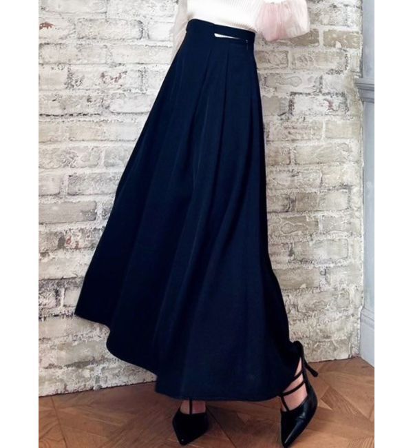 RESEXXY「ウエストオープンフレアスカート」|スカート|ブラック