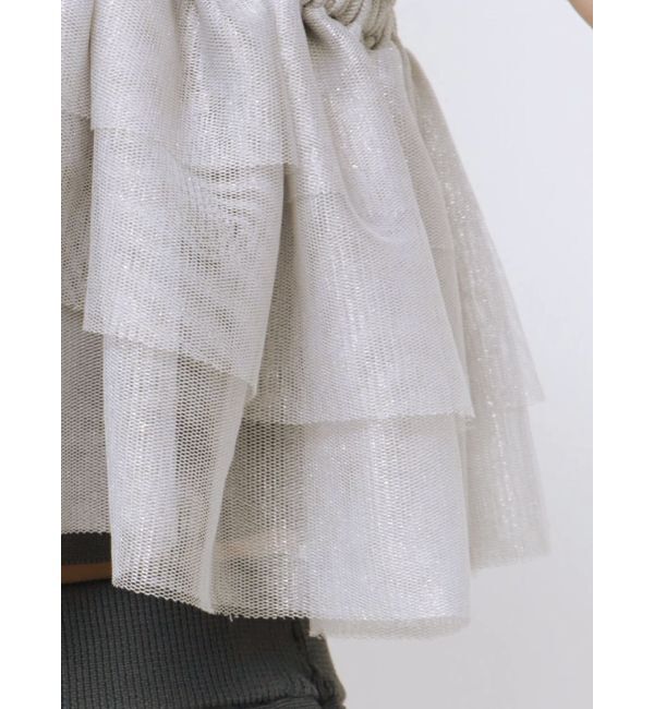 RESEXXY「ラメチュールキャミセットニットトップス【セットアップ着用可能】」|ニット・セーター|