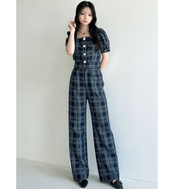 RESEXXY「ツイードコンパクトブラウス【セットアップ着用可能】」|シャツ・ブラウス|