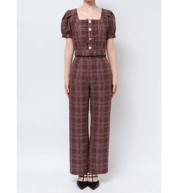 RESEXXY「ツイードコンパクトブラウス【セットアップ着用可能】」|シャツ・ブラウス|