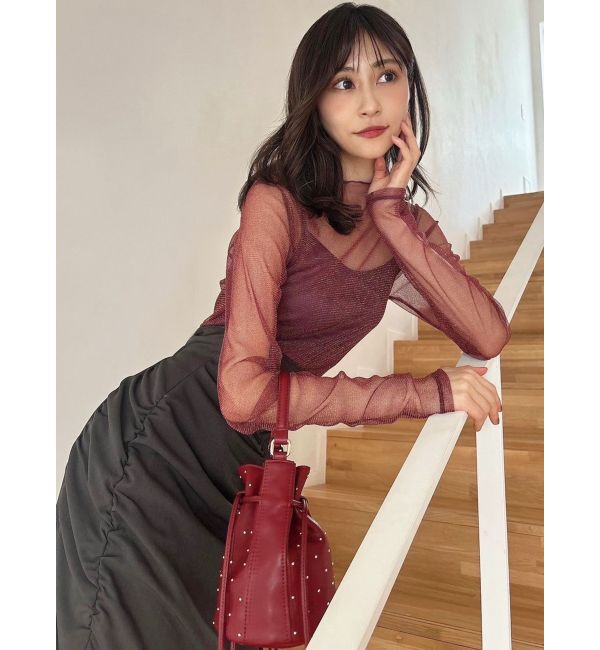 RESEXXY「グリッターシアートップス」|Tシャツ・カットソー|