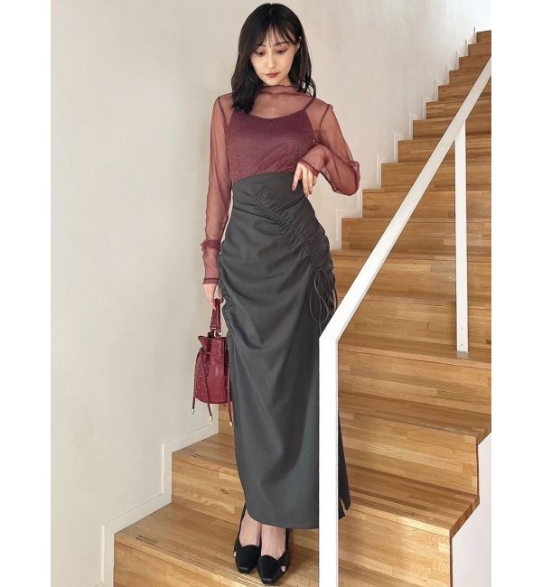 RESEXXY「グリッターシアートップス」|Tシャツ・カットソー|