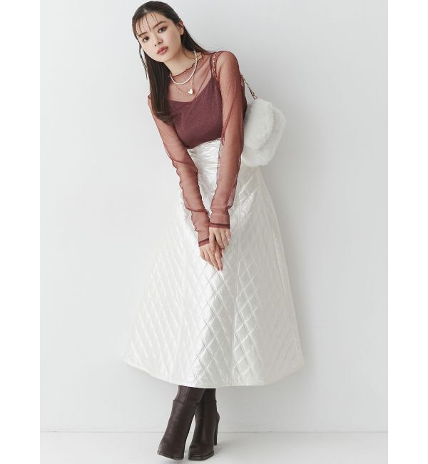 RESEXXY「グリッターシアートップス」|Tシャツ・カットソー|