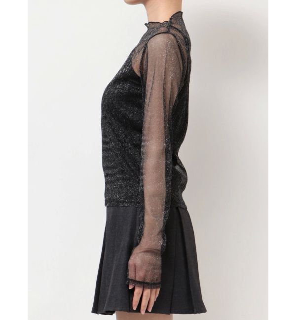 RESEXXY「グリッターシアートップス」|Tシャツ・カットソー|