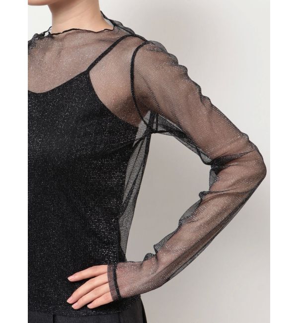 RESEXXY「グリッターシアートップス」|Tシャツ・カットソー|