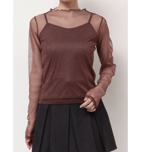 RESEXXY「グリッターシアートップス」|Tシャツ・カットソー|