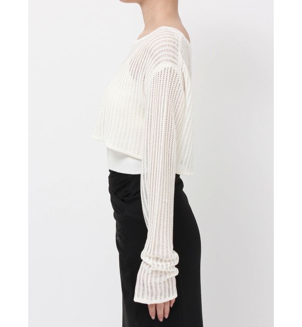 RESEXXY「メッシュニットトップス」|ニット・セーター|
