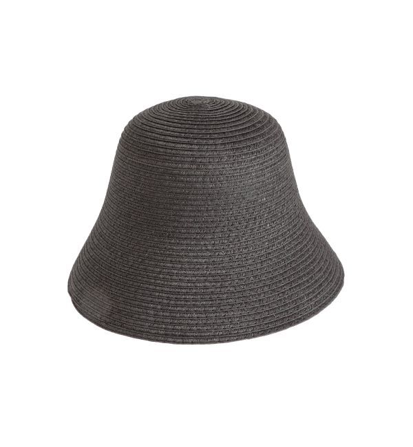 dazzlin「麦わらバイカラーハット」|その他|ブラック