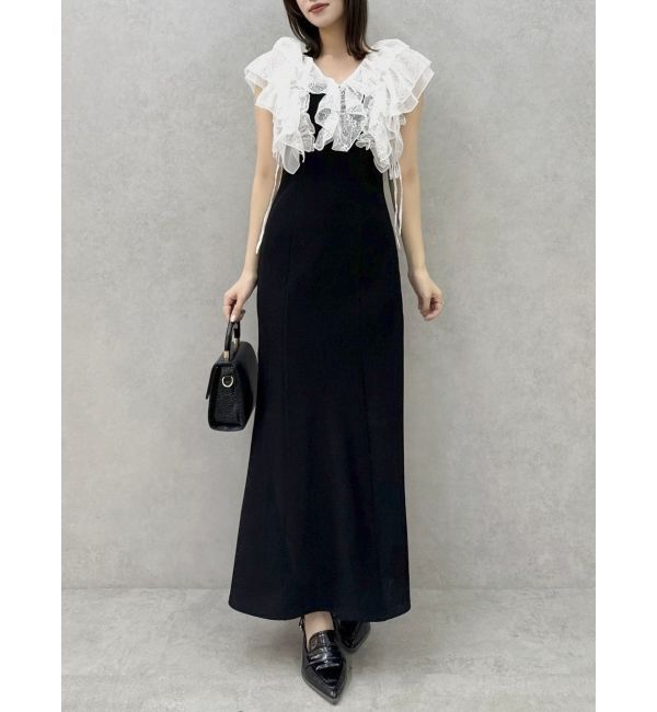 dazzlin「ラッフルリブワンピース」|ワンピース|