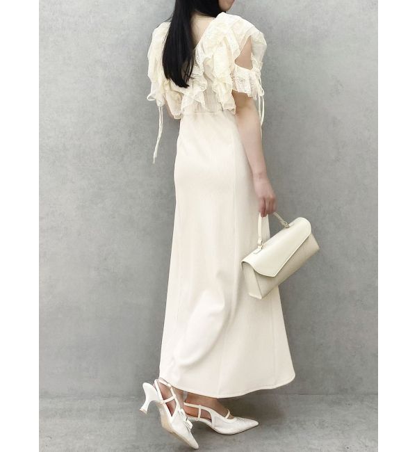 dazzlin「ラッフルリブワンピース」|ワンピース|