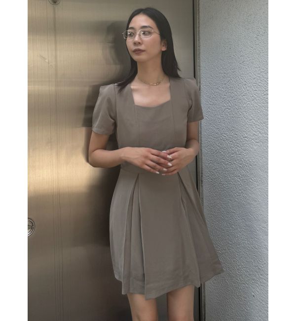 EMODA「パネルプリーツミニワンピース」|ワンピース|