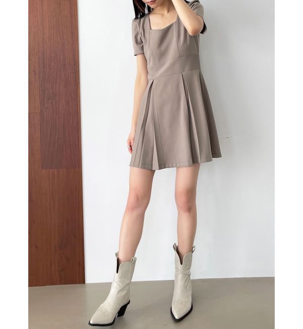 EMODA「パネルプリーツミニワンピース」|ワンピース|