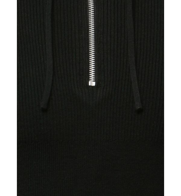 EMODA「カットアウトフードニットワンピース」|ワンピース|