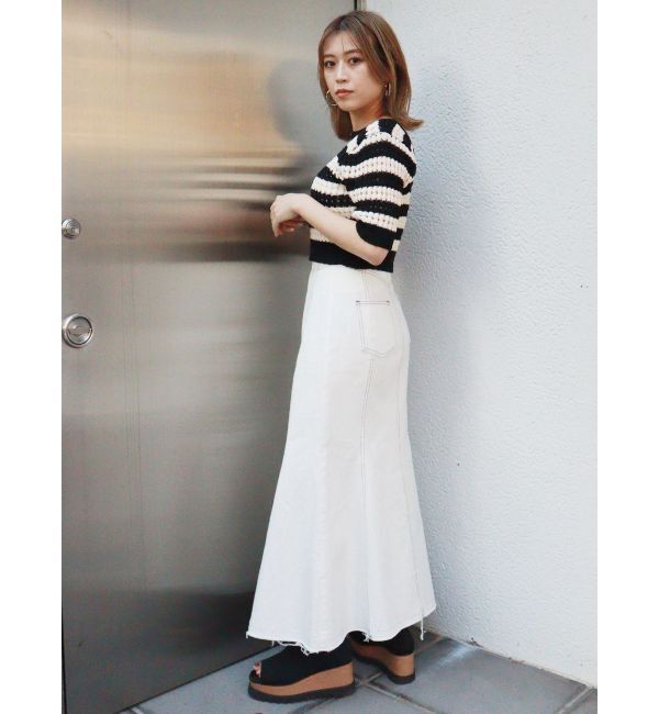 MURUA「メッシュショートニット」|ニット・セーター|