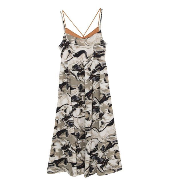 MURUA「インクプリントキャミワンピース【WEB限定】」|ワンピース|