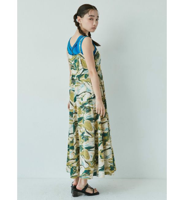 MURUA「インクプリントキャミワンピース【WEB限定】」|ワンピース|