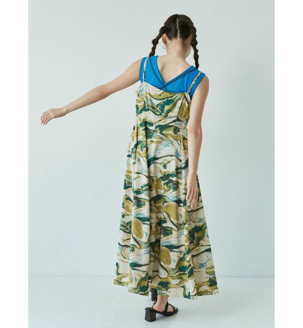 MURUA「インクプリントキャミワンピース【WEB限定】」|ワンピース|