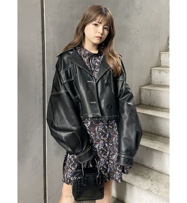 MURUA「リーフフラワープリントワンピース」|ワンピース|