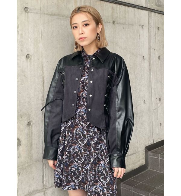 MURUA「リーフフラワープリントワンピース」|ワンピース|