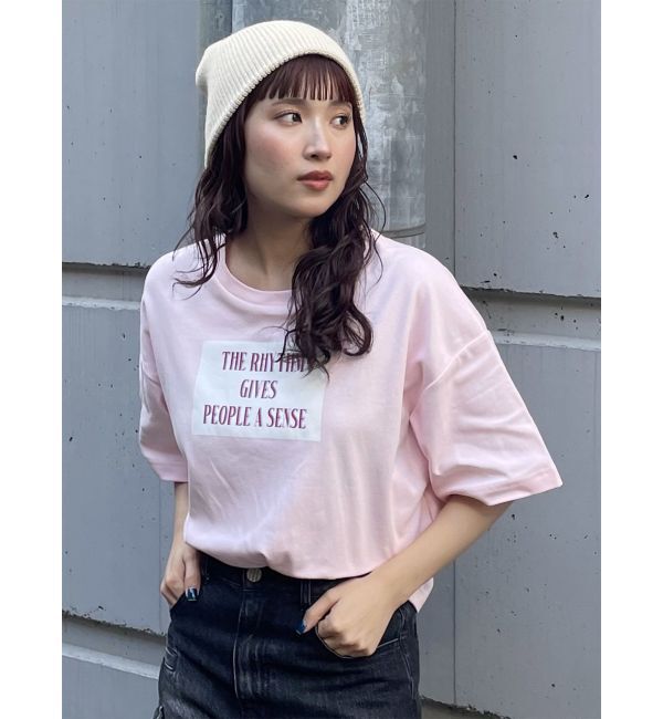 MURUA「ボックスプリントTシャツ」|Tシャツ・カットソー|
