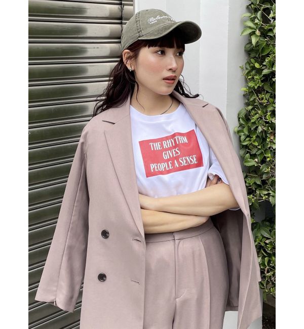 MURUA「ボックスプリントTシャツ」|Tシャツ・カットソー|