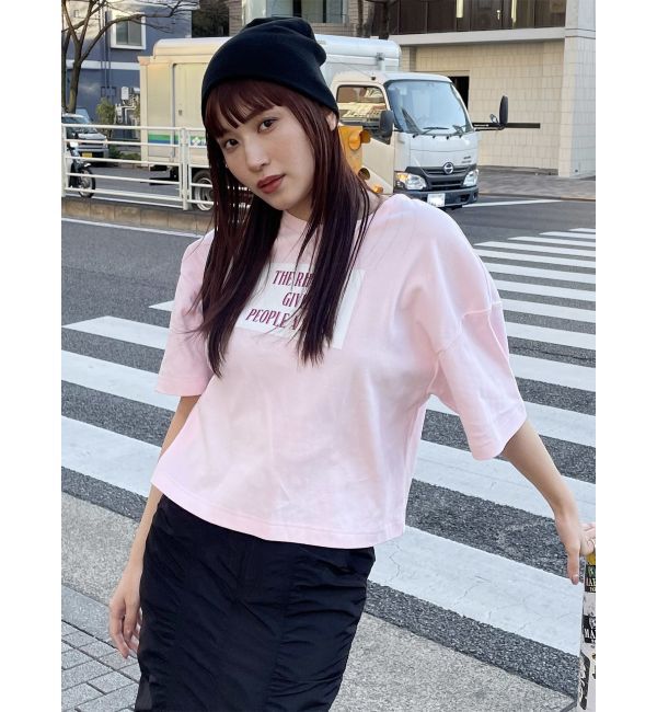 MURUA「ボックスプリントTシャツ」|Tシャツ・カットソー|