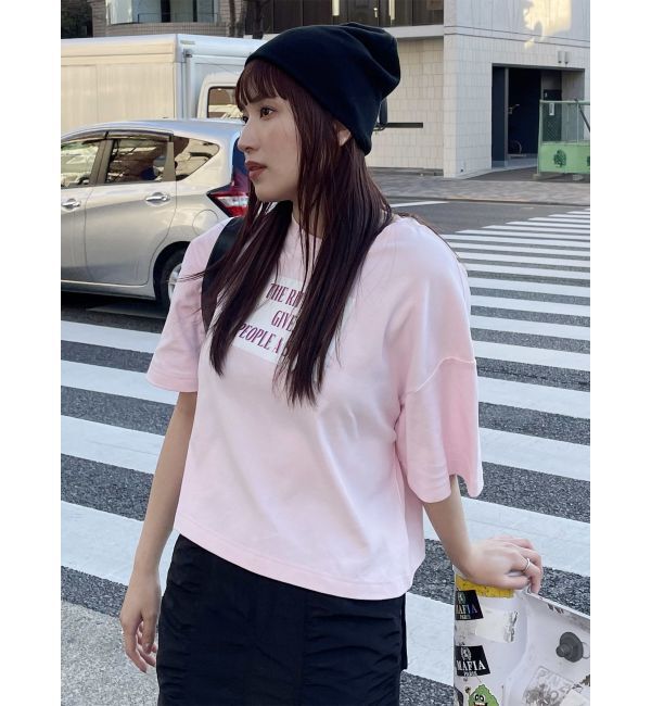 MURUA「ボックスプリントTシャツ」|Tシャツ・カットソー|