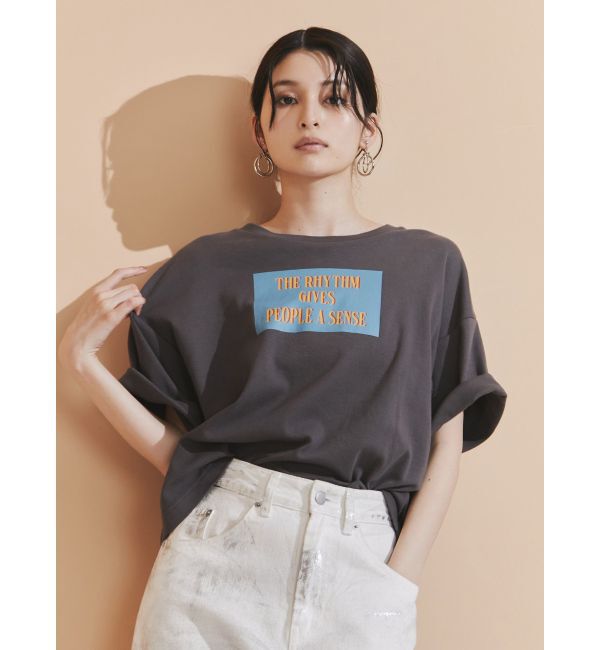 MURUA「ボックスプリントTシャツ」|Tシャツ・カットソー|