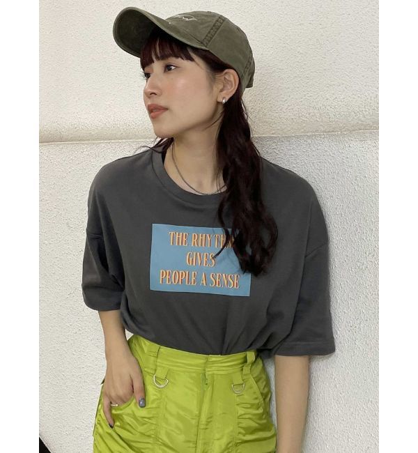 MURUA「ボックスプリントTシャツ」|Tシャツ・カットソー|