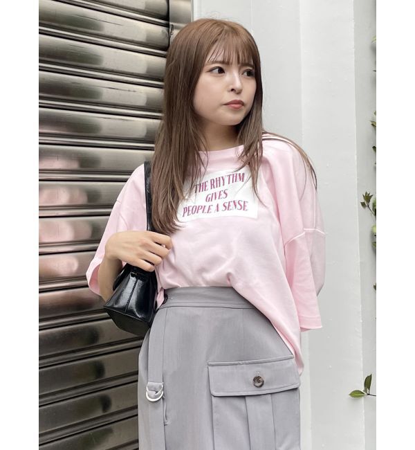MURUA「ボックスプリントTシャツ」|Tシャツ・カットソー|
