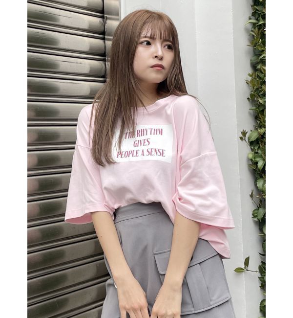 MURUA「ボックスプリントTシャツ」|Tシャツ・カットソー|