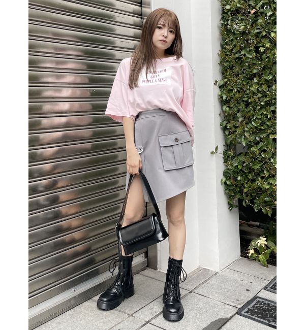 MURUA「ボックスプリントTシャツ」|Tシャツ・カットソー|