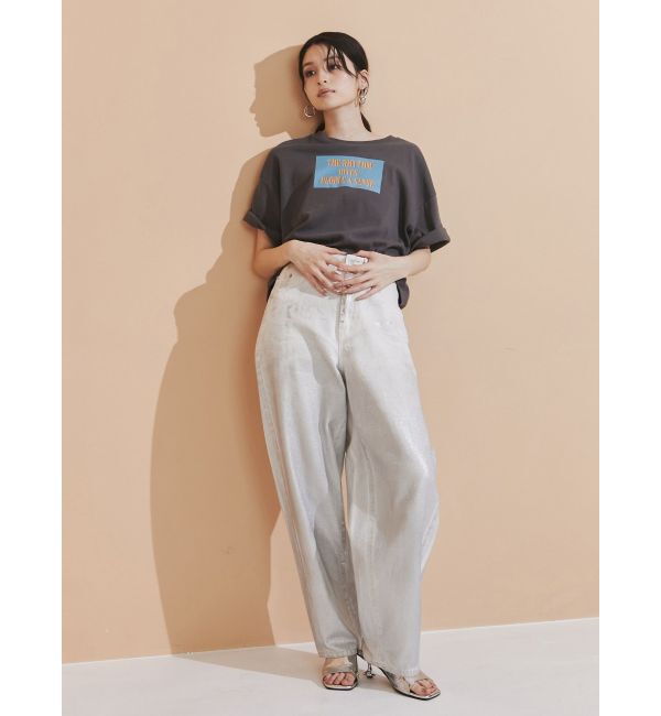 MURUA「ボックスプリントTシャツ」|Tシャツ・カットソー|