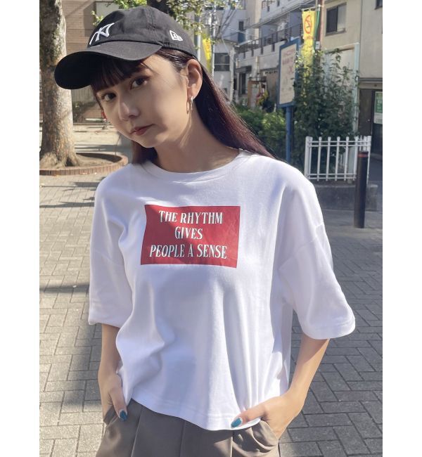 MURUA「ボックスプリントTシャツ」|Tシャツ・カットソー|